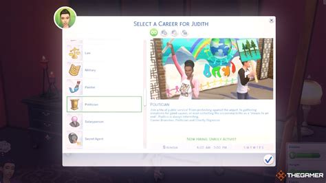 sims 4 career cheat politician|How to build a successful political career in The Sims 4 .
